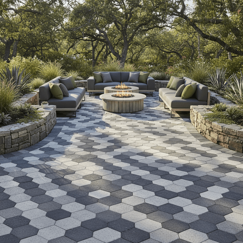 Paver patio design