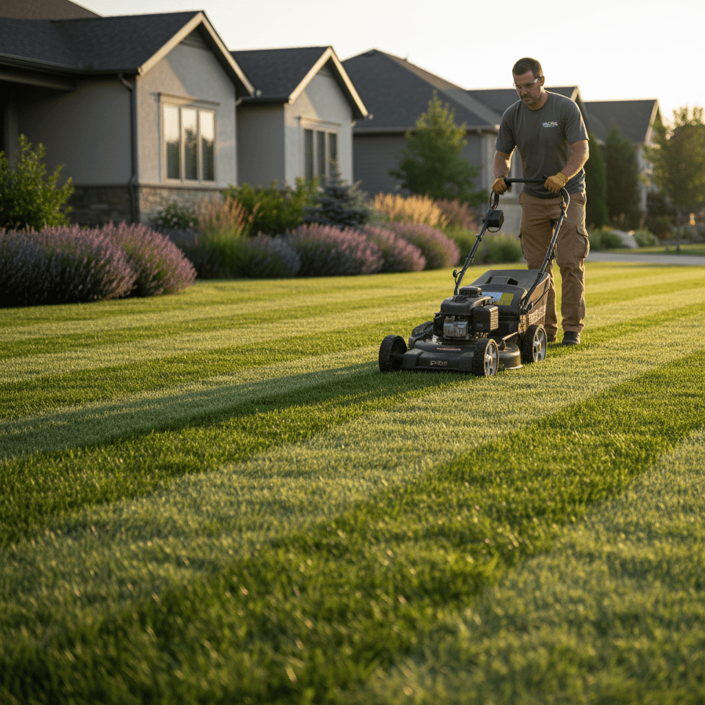 Professional lawn mowing service in Salt Lake City