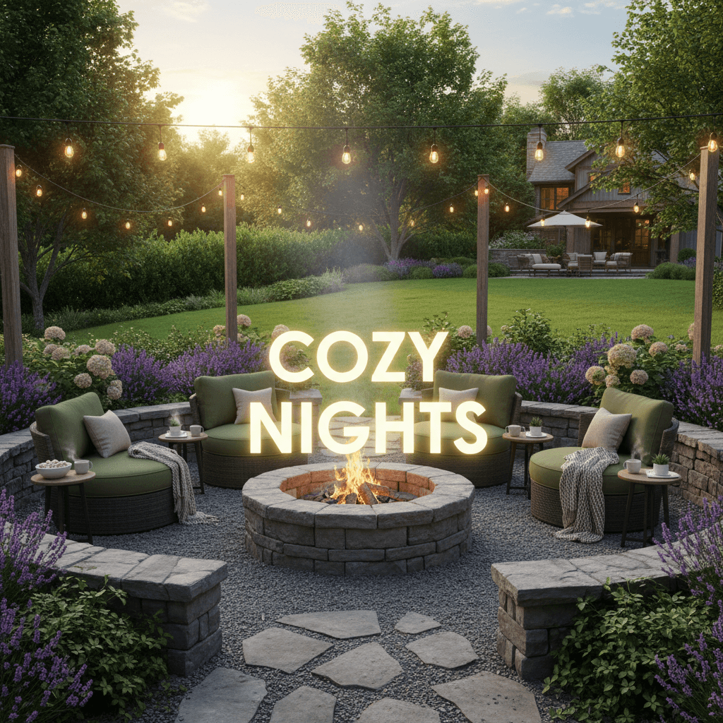 Fire pit areas