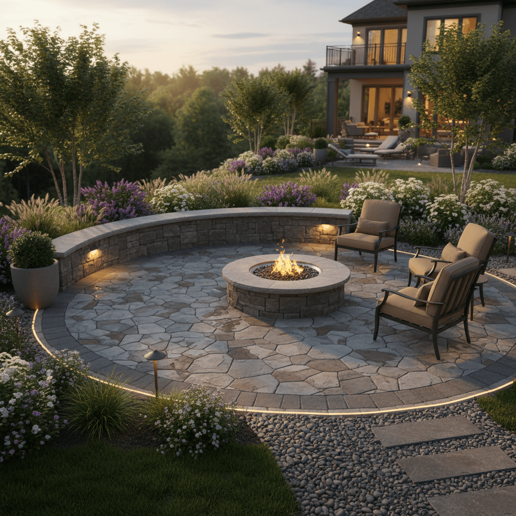 Complete outdoor patio project